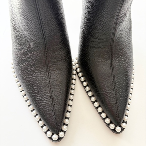 Karl Lagerfeld Paris Cyron leather booties - Picture 6 of 10